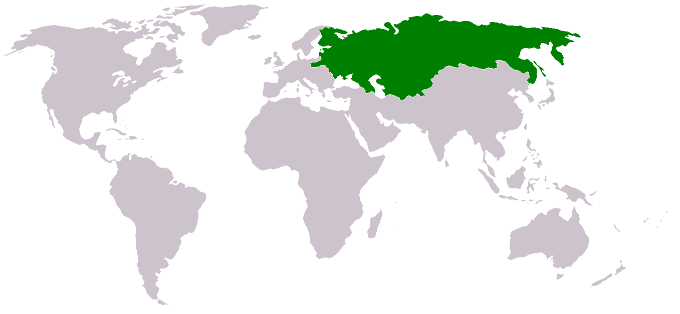 rusija svet karta